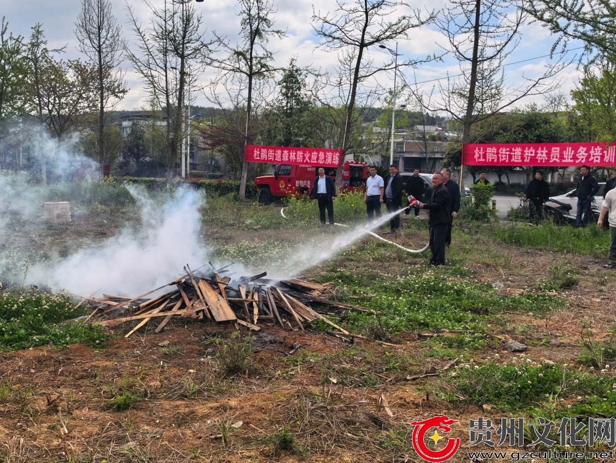 黔西市杜鹃街道：开展森林防火应急演练暨业务培训
