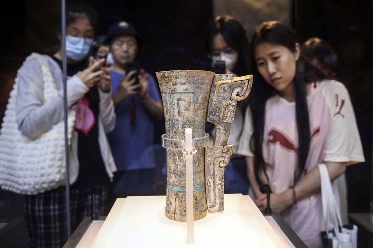 “超级国宝”在中国考古博物馆首次亮相