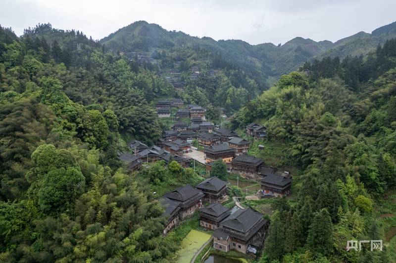 瞰贵州丨雨后瑶寨生态美