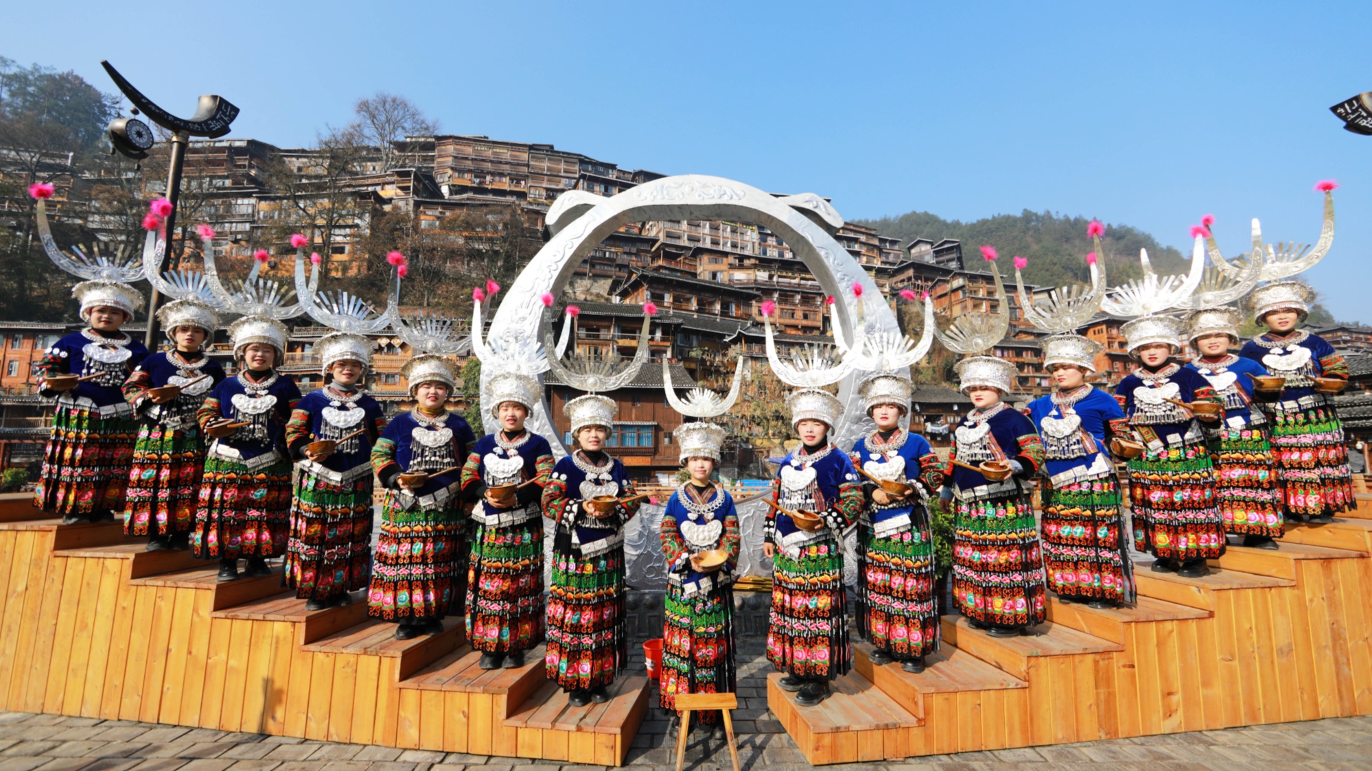 贵州雷山：体验民俗文化 点“燃”冬季旅游