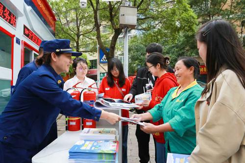 安顺经开区：设置消防前置哨 服务群众零距离