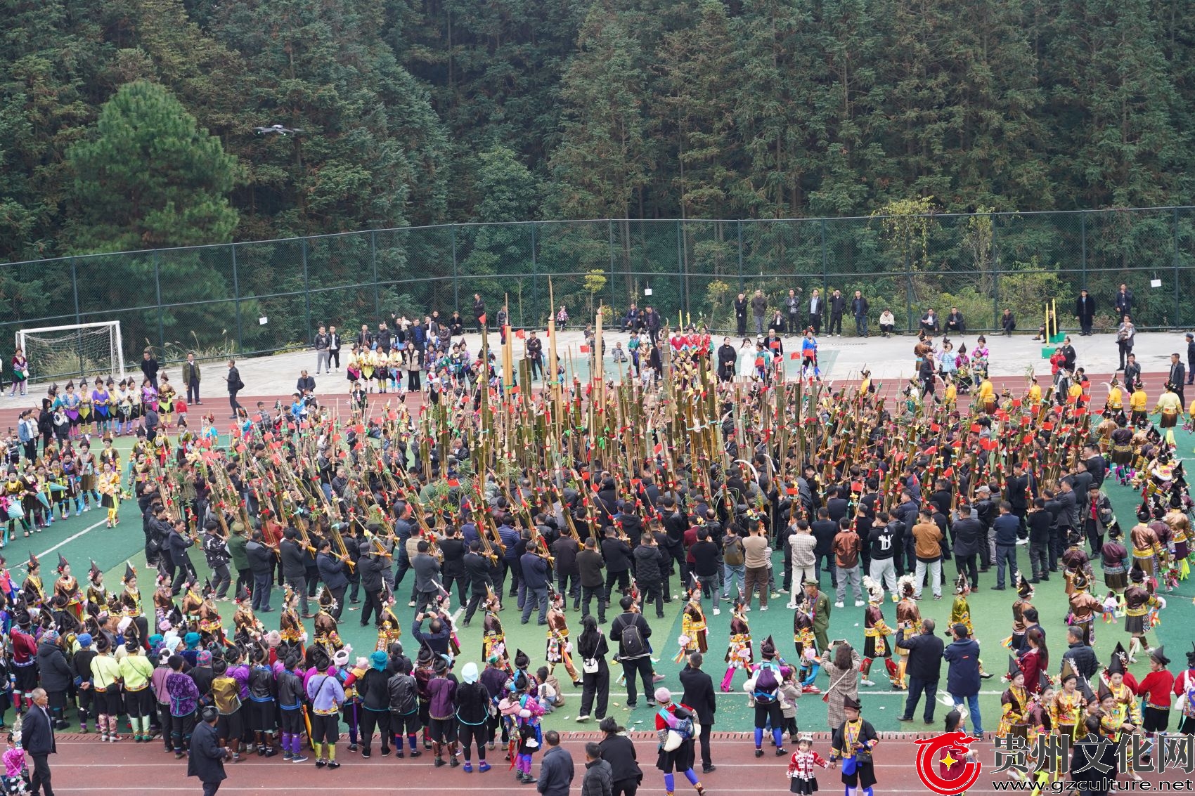 贵州从江：黔桂湘苗族同胞欢度传统芦笙节