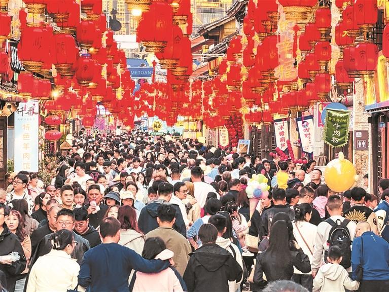 安顺古城人气旺