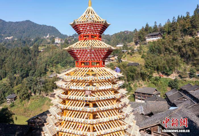 探访贵州侗寨鼓楼建造现场