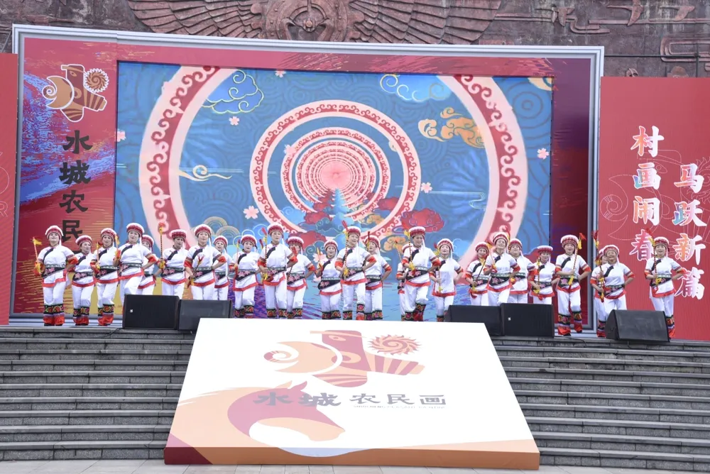 农民画里闹新春！水城区文明实践活动点燃节日热情