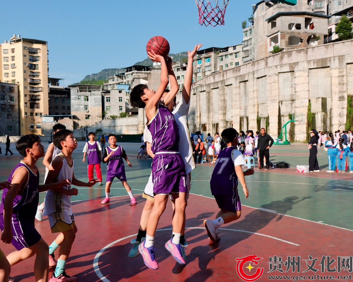 沿河县团结街道第四届小学生校园篮球赛圆满闭幕