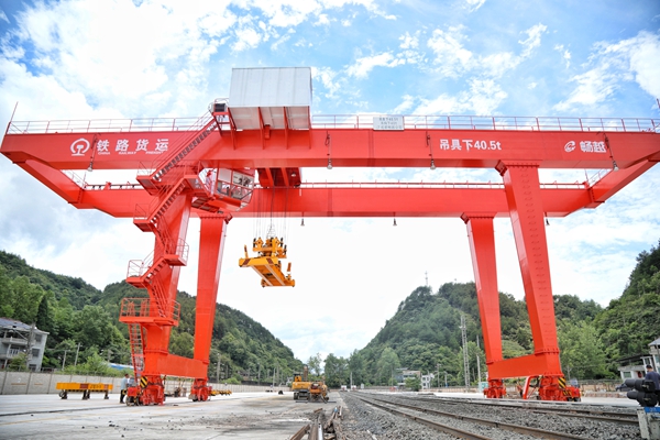 贵州施秉：铁路货场改造升级 助力地方经济发展