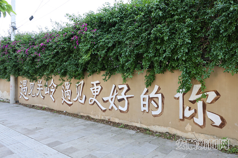 关岭：缤纷墙绘为城市增“颜值”