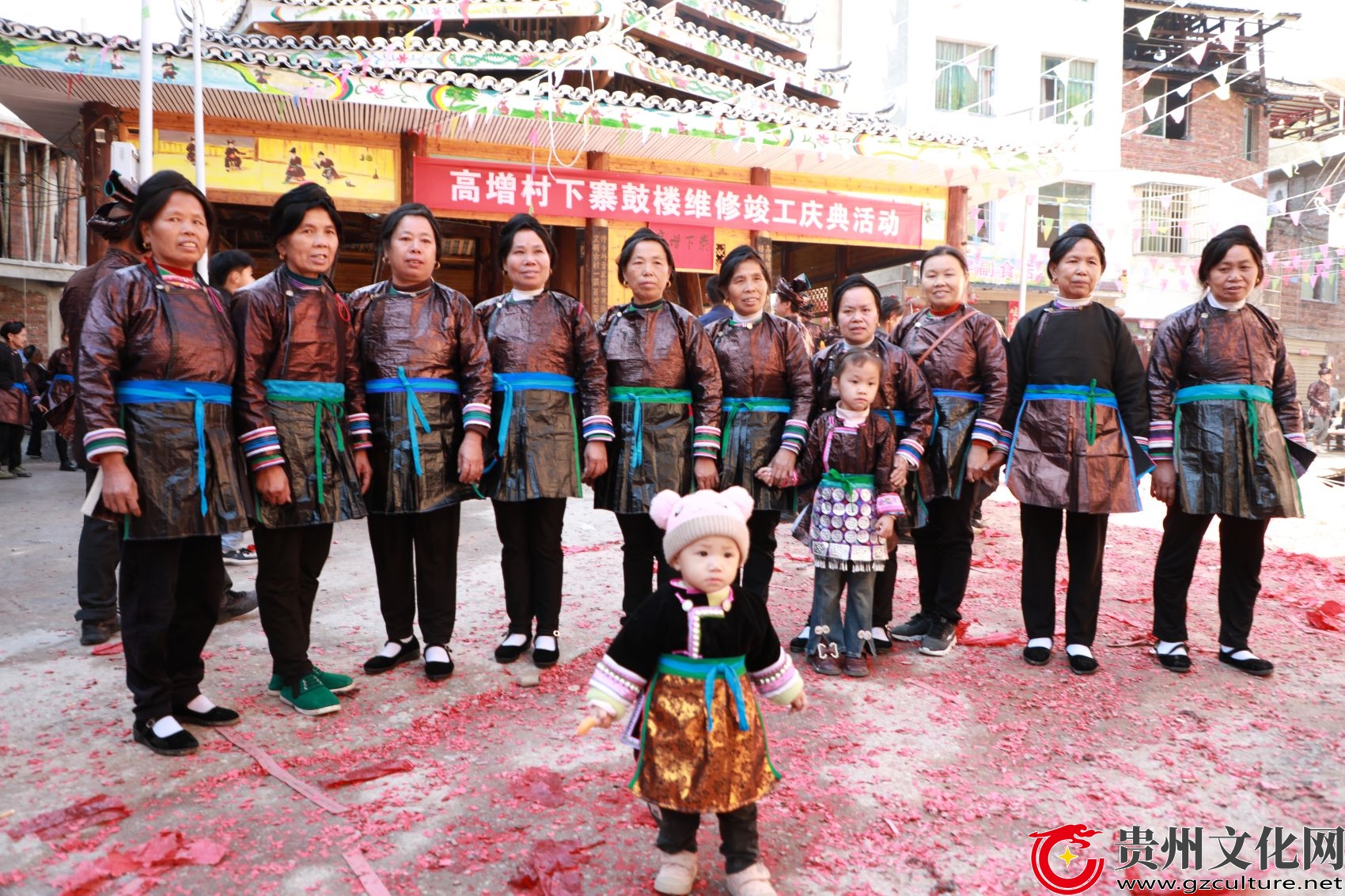 贵州从江：高增村上寨鼓楼庆典对唱侗族大歌