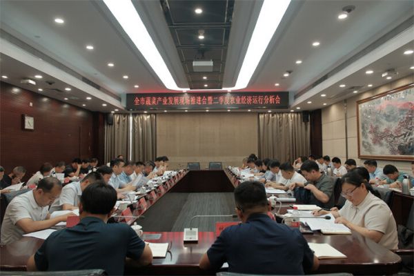全市蔬菜产业发展现场推进会暨第二季度农业经济运行分析会召开