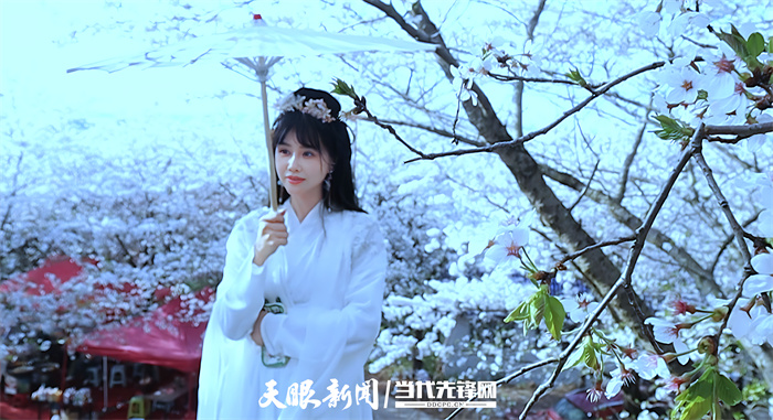 满山遍野尽芳菲 黄腊仙境人流连